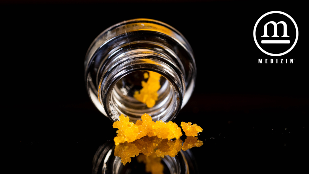 Medizin live concentrate jar open